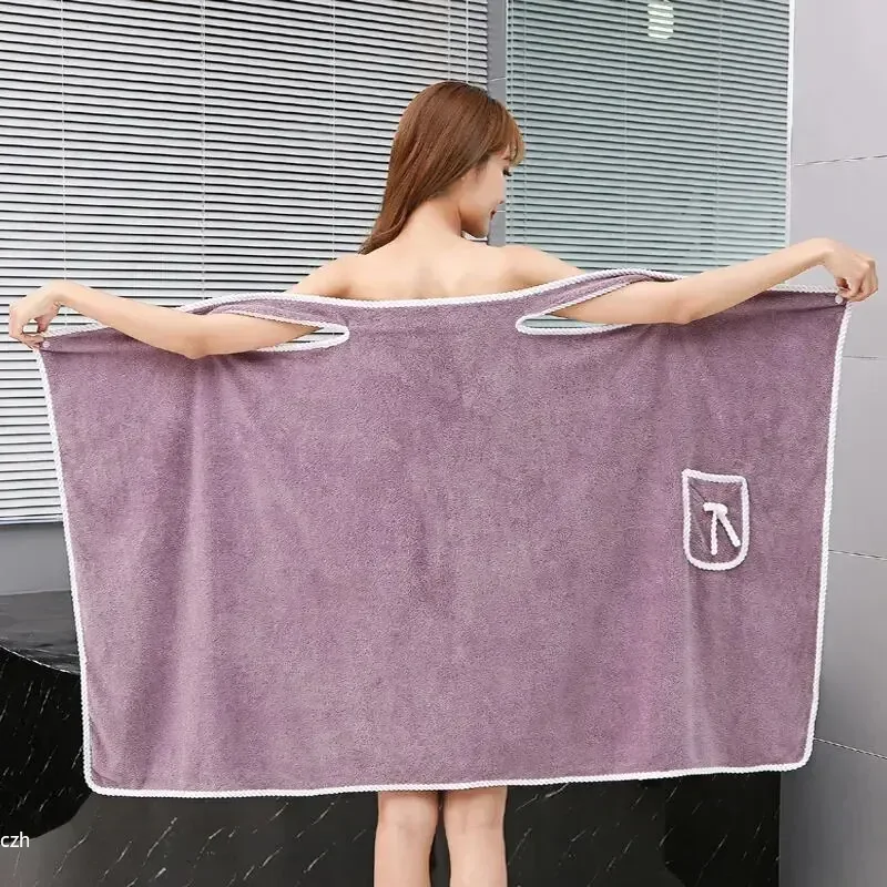 Spa Towel - Damesbadhanddoeken Meisjes Draagbaar 90*130Cm Sneldrogend Baden