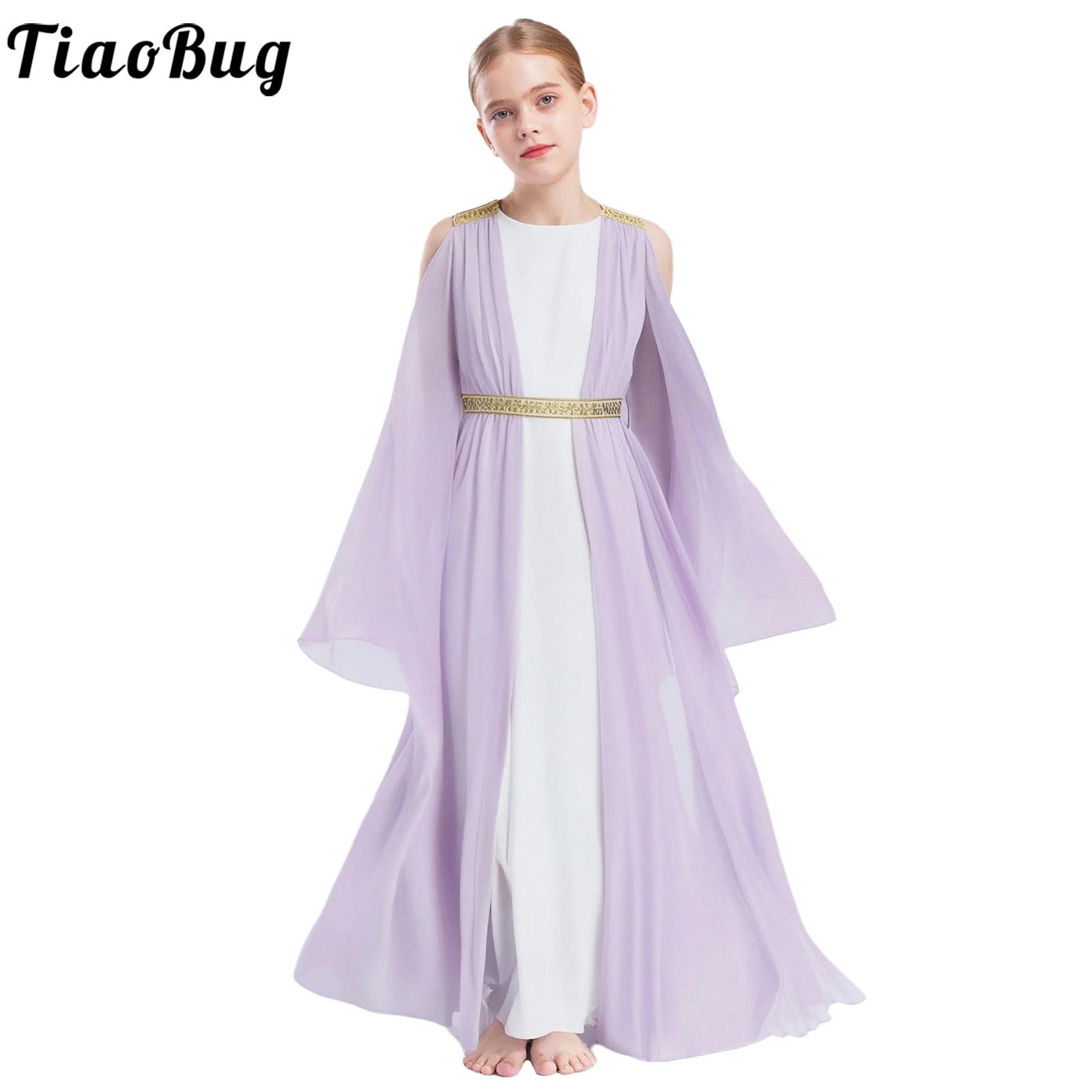 Bathrobe - Meisjes Athena Kostuum Griekse Prinses Jurk