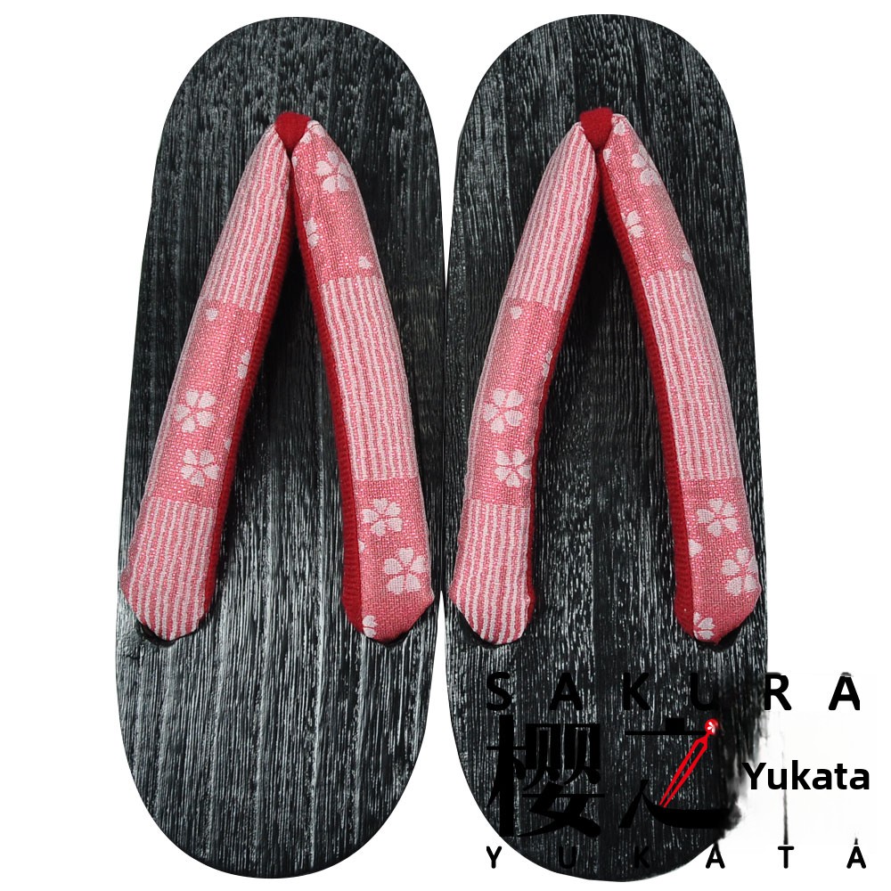 Sakura Yukata houten sandalen, - Bathrobe recensie en prijs