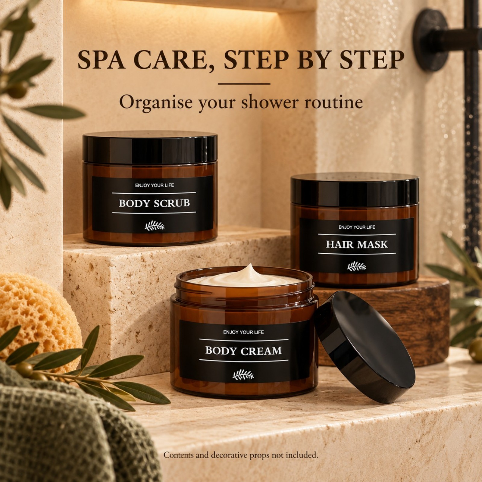 3 stuks opbergpotten voor de b - Bath Salts recensie en prijs