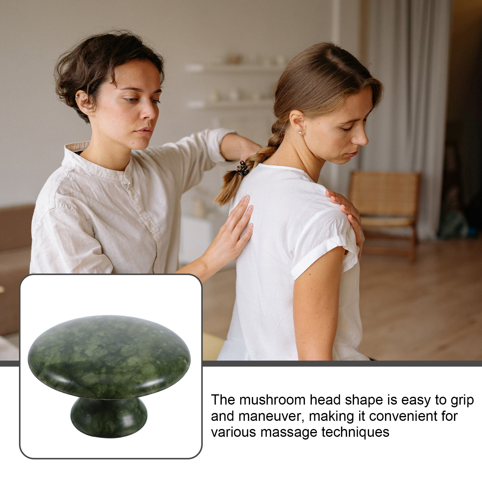 Mushroom Gua Sha Massage Steen - Spa Massager recensie en prijs