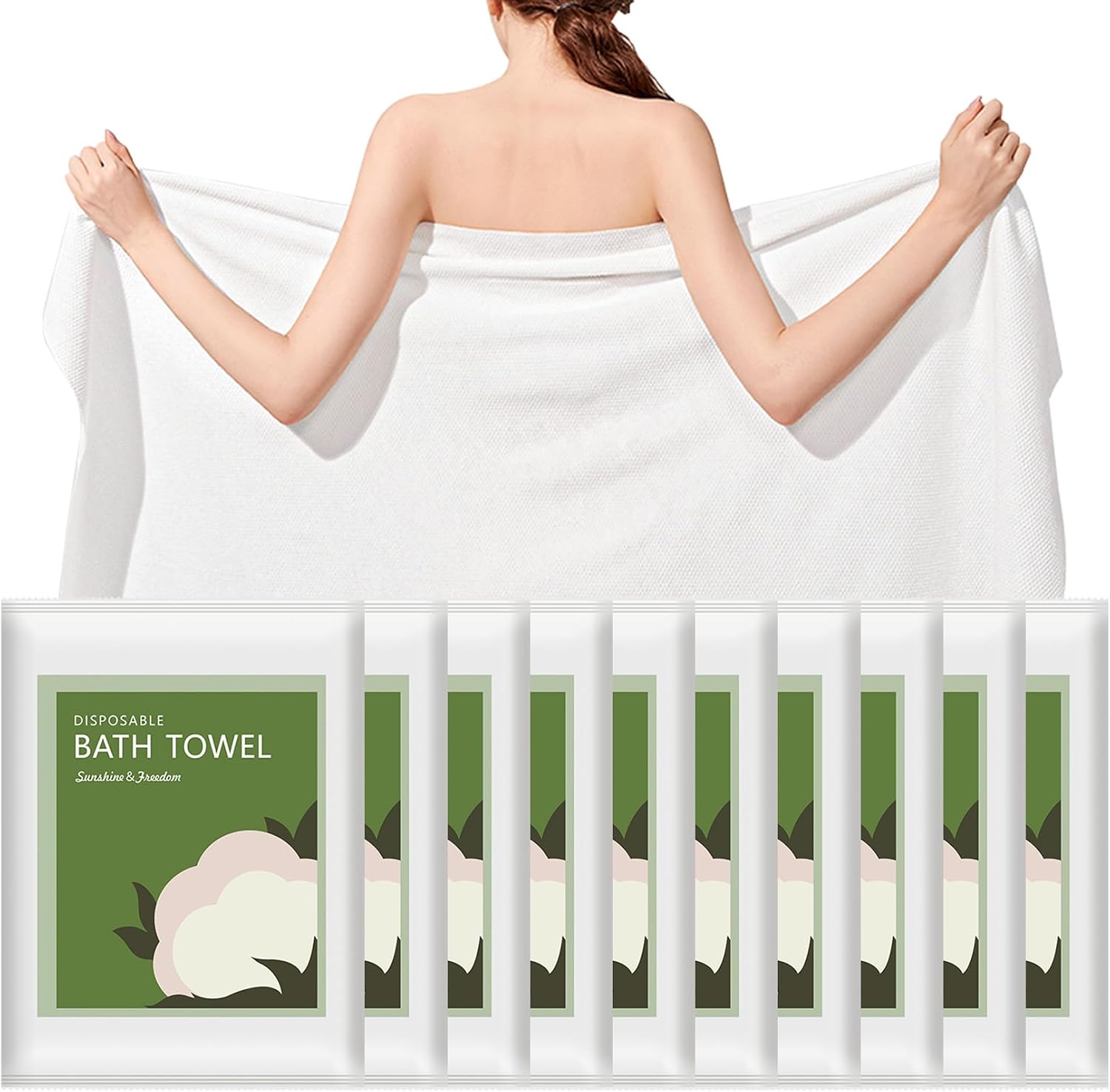 Wegwerpbadhanddoeken 10 stuks  - Spa Towel recensie en prijs
