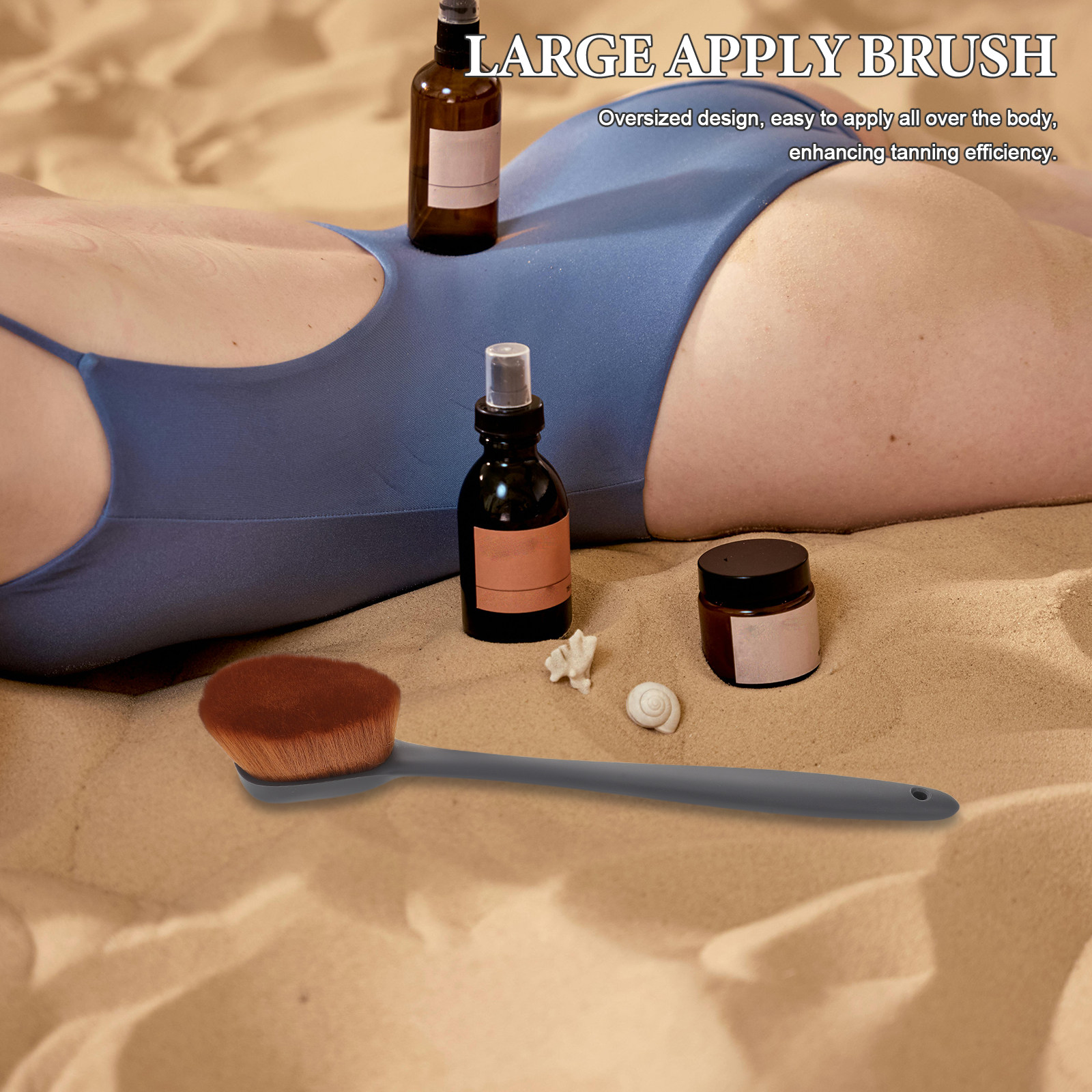 Extra grote zelfbruinende lich - Body Brush recensie en prijs