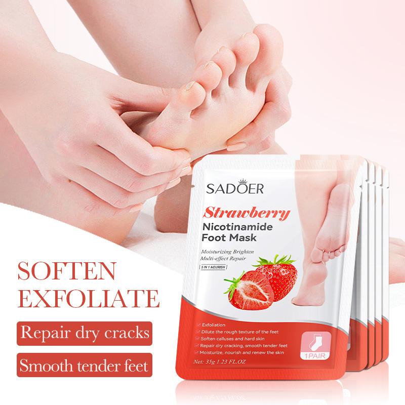 1 Paar SADOER Fruit Voetmasker - Foot Spa recensie en prijs